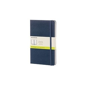 Moleskine Notizbuch, Large Size, Blanko, saphir