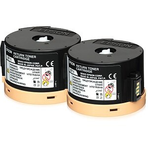 Epson S050711 Toner schwarz 2-Pack
