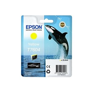 Epson T7604 gelb Tintenpatrone