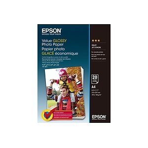 Epson Value Glossy Photo Paper - A4 - 20 Blätter