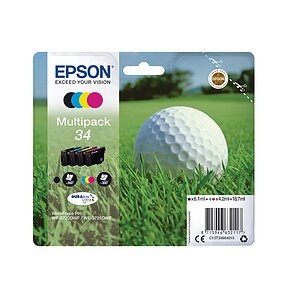 Original Multipack Tinte BKCMY Epson No. 34, T346640