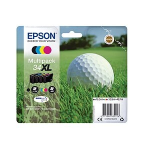 Original Multipack Tinte BKCMY Epson No. 34XL, T347640