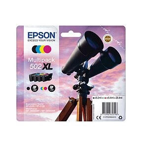 Original Multipack Tinte BKCMY Epson No. 502XL, T02W640