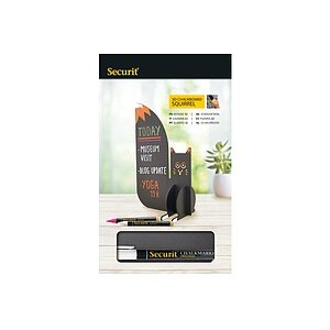 SECURIT Kreidetafel SQUIRREL T3D-SQUIR schwarz 23.5x14.1x7.8cm