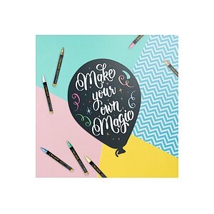 SECURIT Kreidetafel BALLOON FB-BALLOON schwarz 39.6x29x0.3cm