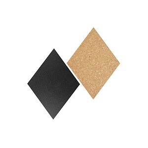 Securit Kork- und Kreidetafel DIAMANT