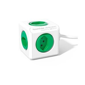 Allocacoc 7790Gn - Abzweigstecker (Grün)