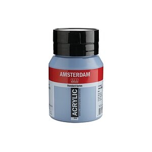 AMSTERDAM ACRYL 500ML GRAUBLAU