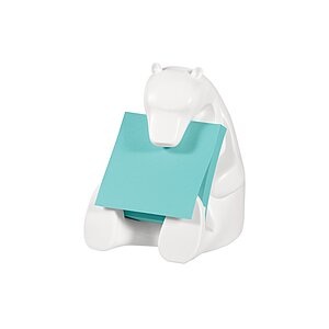 POST-IT Z-Notes Bear Dispenser 76x76mm BEAR-330 aquawave