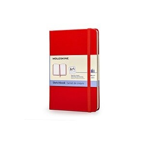 Moleskine classic Red Cover, Large Size, Sketchbook