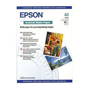 Epson Plotterfotopapier C13S041264 Weiß 1 x Fotopapier