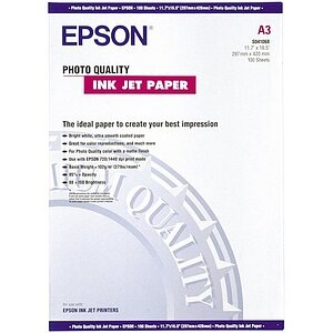 Epson S041068 C13S041068 Fotopapier DIN A3 100 Blatt Matt, Gestrichen