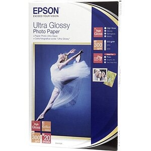 Epson Ultra Glossy Photo Paper C13S041926 Fotopapier 300 g/m² 20 Blatt Hochglänzend