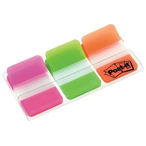 Post-it Haftstreifen 686-PGO 3 Block/Pack. Pink, Grün, Orange