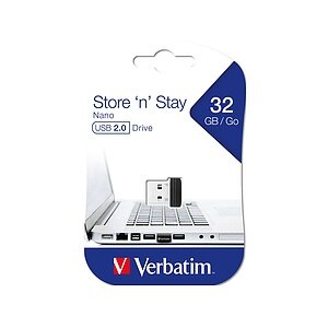 Verbatim Store n Stay Nano USB-Stick 32 GB Schwarz 98130 USB 2.0