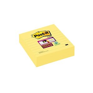 POST-IT Super Sticky XL Notes 675-3SSCY 101x101mm, 70 Blatt 3 Stü