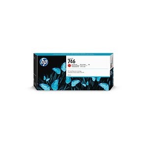 HP 746 Chromatisches Rot DesignJet Tintenpatrone, 300 ml