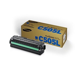 Original Tonerpatrone cyan Samsung CLT-C505L, SU035A