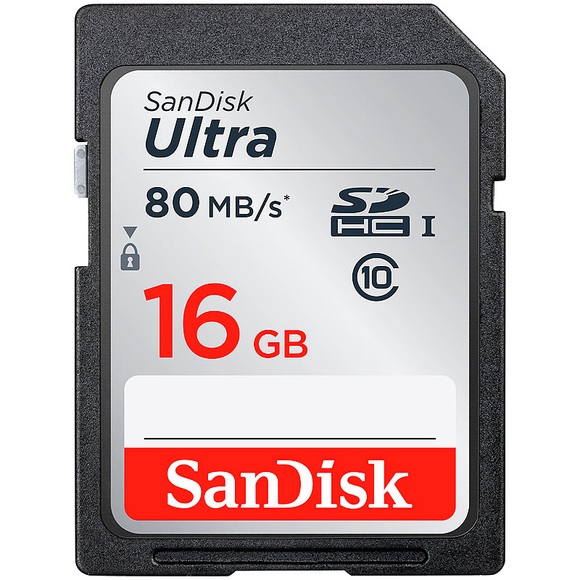 SanDisk Ultra 80MB/s Sdhc 16Gb