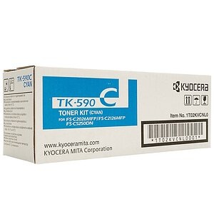 Original Tonerpatrone cyan Kyocera TK-590C
