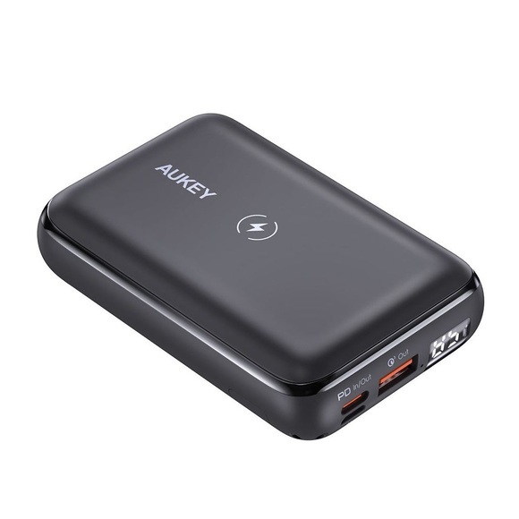 Aukey Basix Pro Mini, 10000mAh, Wireless Charging Powerbank, PB-WL01S