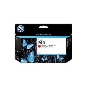 HP 745 DesignJet Druckerpatrone Chromatisches Rot, 130 ml