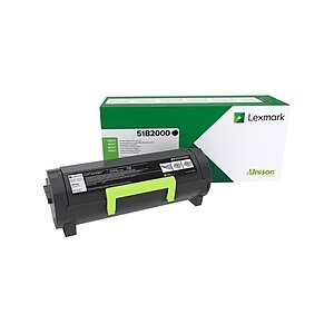 Lexmark Rückgabe Toner MS317 MS417 MS517 MS617 MX317 MX417 MX517 MX617 51B2000 Original Schwarz 2500 Seiten
