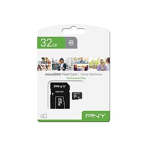 PNY Performance Plus microSDHC-Card Class10 - 32GB