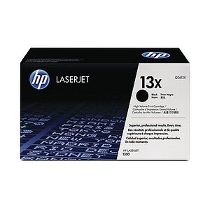 HP 13X Schwarz Original LaserJet Tonerkartusche mit hoher Reichweite