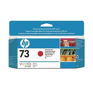 HP 73 Chromrot DesignJet Druckerpatrone, 130 ml