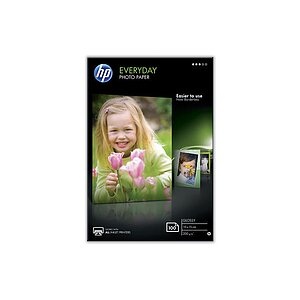 HP Normales Fotopapier glänzend 100 Blatt/10x15 cm