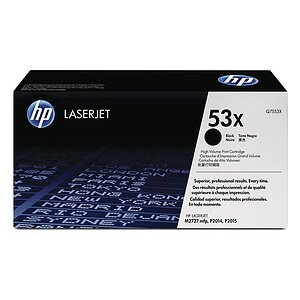 HP 53X Schwarz Original LaserJet Tonerkartusche mit hoher Reichweite