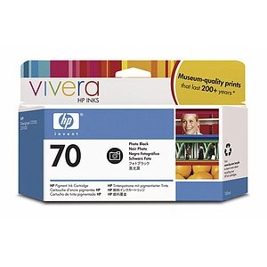 HP 70 Fotoschwarz DesignJet Druckerpatrone, 130 ml