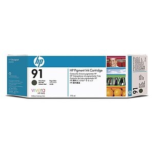 HP 91 Tinte 775 ml mattschwarz