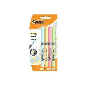 BIC Leuchtmarker Highlighter Grip pastel 4