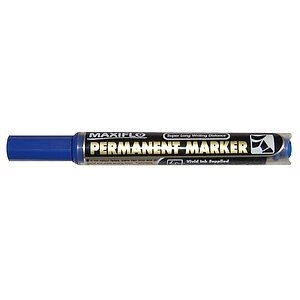  Pentel Maxiflo, 2-4,5mm, blau, Pemanent Marker, Keilspitze, NLF60-CO 