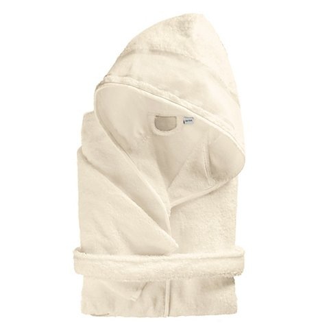 buttinette Kinder-Bademantel, Grösse 98/104,natur