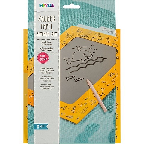 heyda Zaubertafel Zeichen-Set, 19 x 25 cm