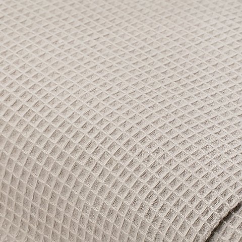 Waffelpiqué, greige