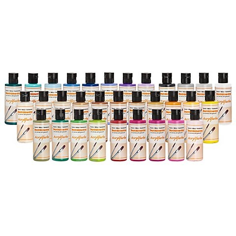 buttinette Acrylfarbe in verschiedenen Farbtönen, 80 ml
