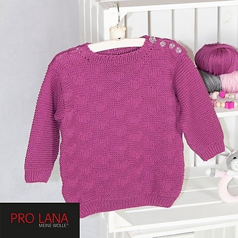 Strickanleitung ? Baby Pulli aus Pro Lana Baby Cotton Organic