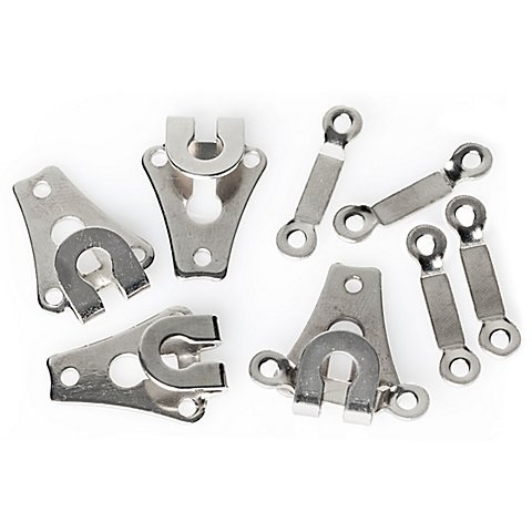 buttinette Rock- und Hosenhaken, Grösse: 20 mm, Inhalt: 4 Paar