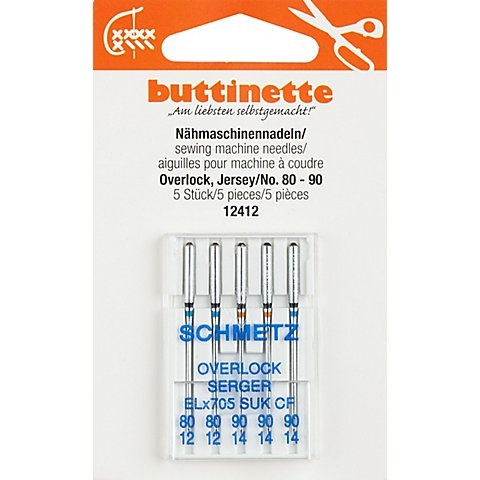 buttinette Overlock-Nähmaschinennadeln 