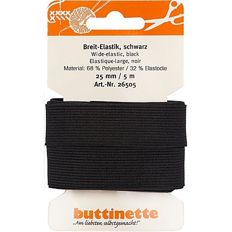 buttinette Gummiband 