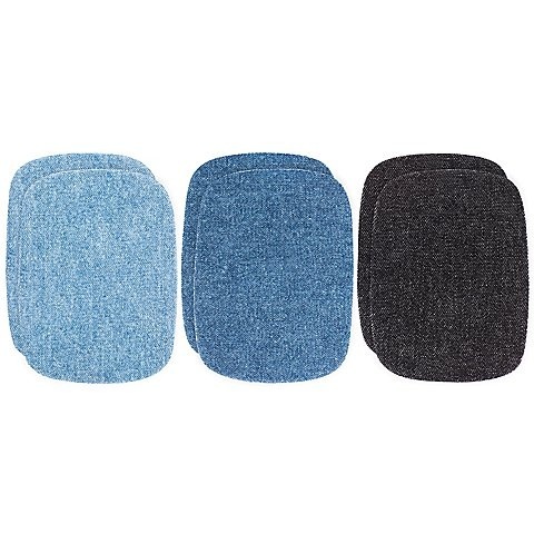 Kleiber Jeans-Flicken Mini, Grösse: 9 x 7,5 cm, Inhalt: 3 Paar