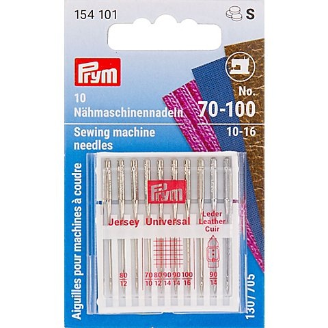 Prym Nähmaschinennadeln, Mischpack, Stärke: 70–100, Inhalt: 10 Stück