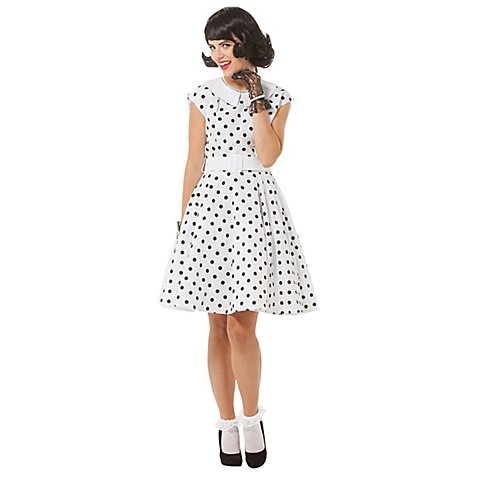 Rock'n'Roll-Kleid, weiss