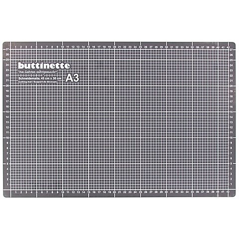 buttinette Schneidematte, 45 x 30 cm, grau