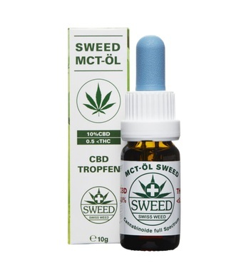 Sweed MCT-Öl 10% CBD (10ml)