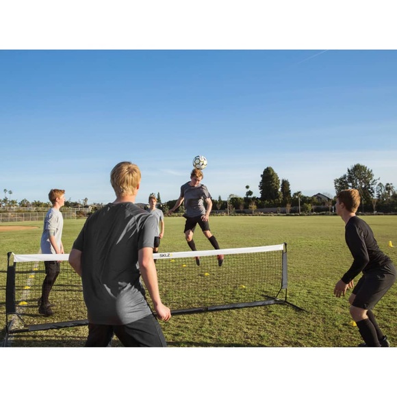 SKLZ Fußball-Volleyball-Netz Schwarz 366x91 cm